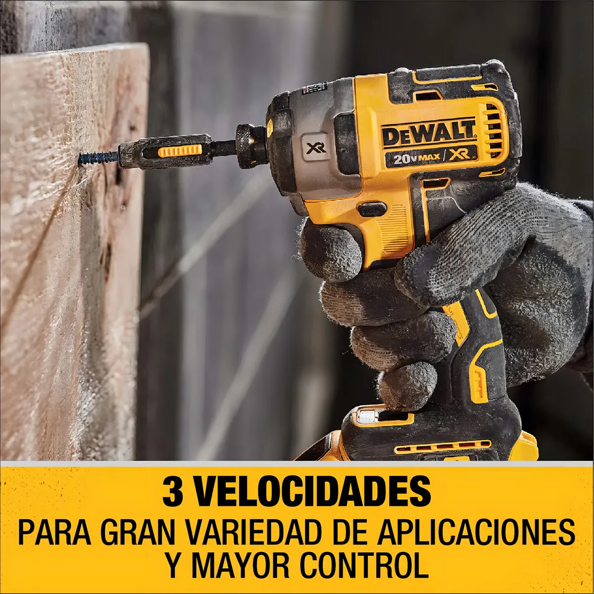 3 velocidades para gran variedad de aplicaciones