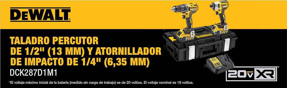 Taladro percutor y atornillador de impacto