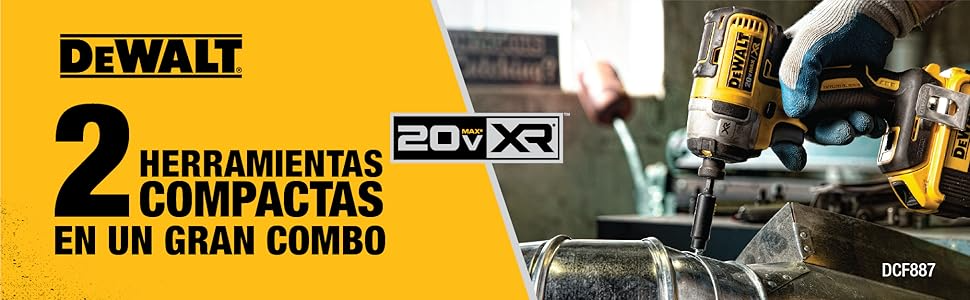 2 herramientas compactas en un gran combo